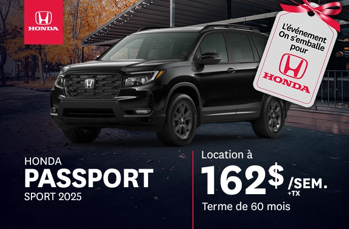 Bannière de Promotion Passport Sport 2025