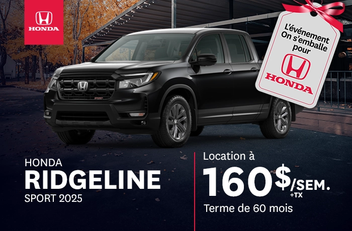 Bannière de Promotion Ridgeline Sport 2025