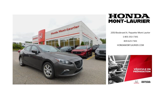 Mazda 3 GX/G 2016